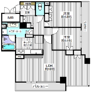 シティタワー堀江401号室